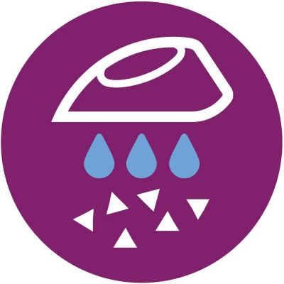 Calc-clean slider for long-lasting steam performance
