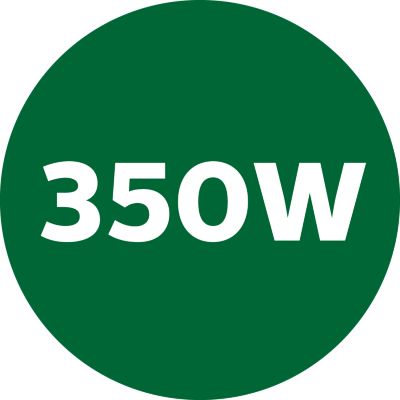 Galingas 350 W variklis tolygiems mišiniams