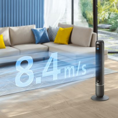 Náš najsilnejší a najtichší stĺpový ventilátor