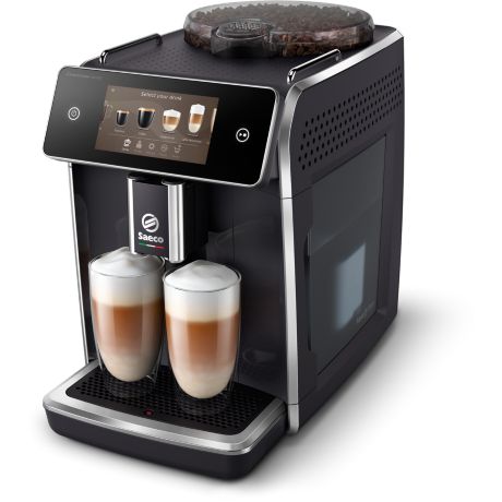 SM6680/00R1 Saeco GranAroma Deluxe Helautomatisk espressomaskin