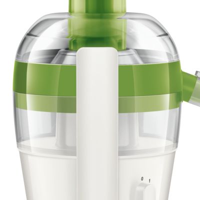 Prozirni spremnik za pulpu omogućuje jednostavan pregled količine pulpe