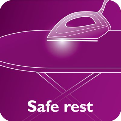 Vruća površina za glačanje može se sigurno odložiti na dasku za glačanje