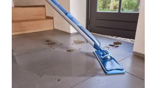Je vloer dubbel zo snel droog** en zonder strepen met deze Elektrische Dweil