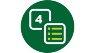 4 forudindstillede automatiske tilberedningsprogrammer (20~25 min.)