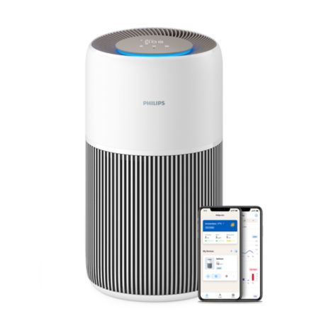 AC2210/10 PureProtect Quiet 2200-serie Slimme luchtreiniger