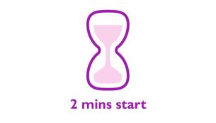 D&eacute;marrage rapide&nbsp;: pr&ecirc;t en moins de 2&nbsp;minutes
