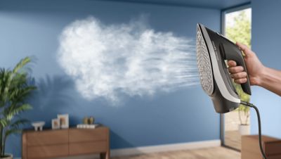 Elimina arrugas difíciles con el potente golpe de vapor de 190 g