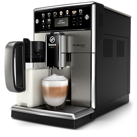 SM5573/10R1 Saeco PicoBaristo Deluxe Cafetera espresso súper automática -Reacondicionados