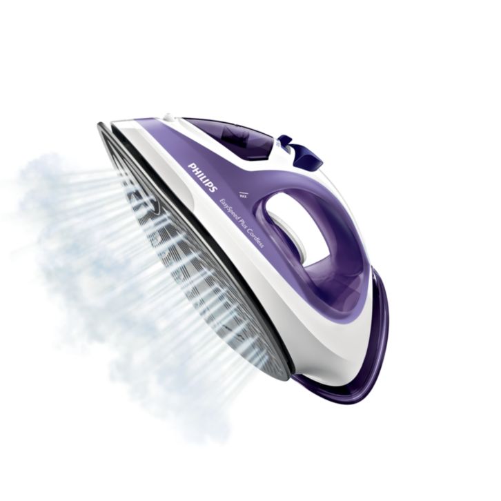 Faster cordless ironing, from start to finish