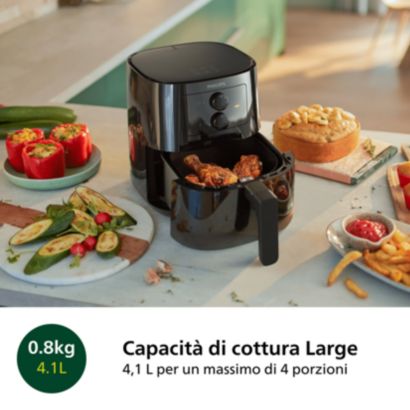 Cibi gustosissimi con fino al 90% di grassi in meno!*