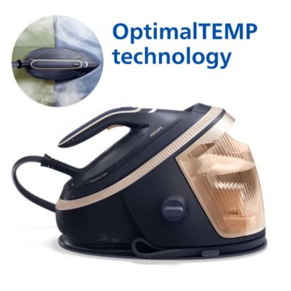 Fast ironing with automatic steam