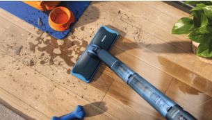 Elektrische Dweil voor diepgaande reiniging.