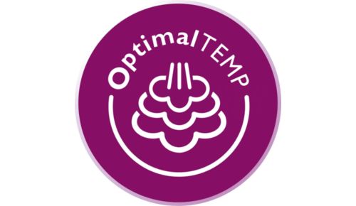 OptimalTEMP-technologie: gegarandeerd geen schroeiplekken, geen instellingen
