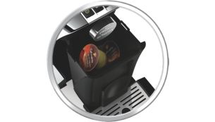 Automatischer Kapsel-Auswurf mit integrierter Schublade
