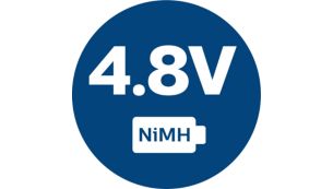 Powerful 4.8 V NiMH batteries