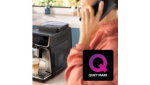 40 % plus silencieuse grâce à la technologie SilentBrew