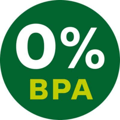 Feito com materiais livres de BPA