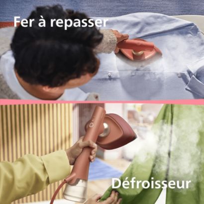 Philips Fer et défroisseur hybride