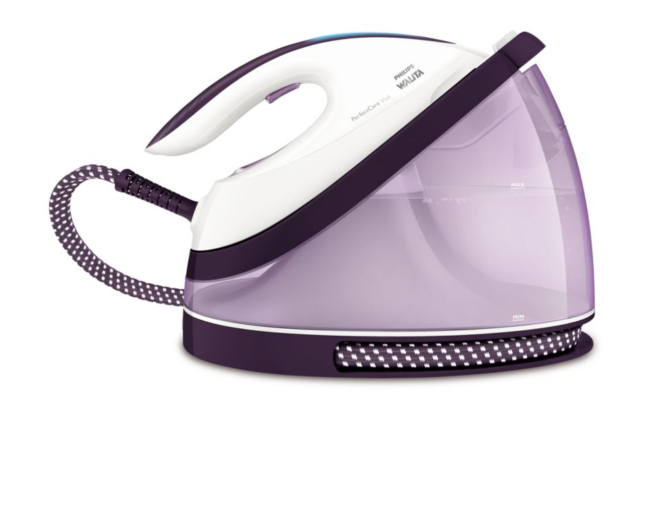 Powerful ironing with pressurised steam