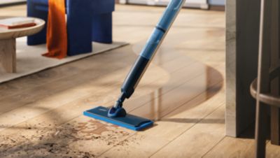 50 % greitesnis džiūvimas, palyginti su rankine plovimo šluota, „Philips OneUp“ keičiamųjų šluosčių dėka