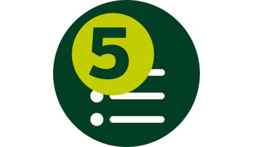 Digital display with 5 preset cooking programs