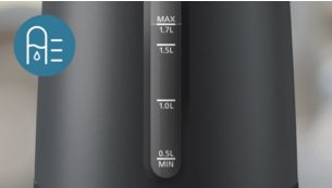 Water level indicator for efficient boiling