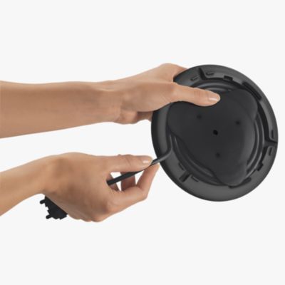 Enrollador del cable de alimentación para guardar fácilmente