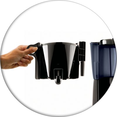 Filtro removível para abastecimento e limpeza com total facilidade