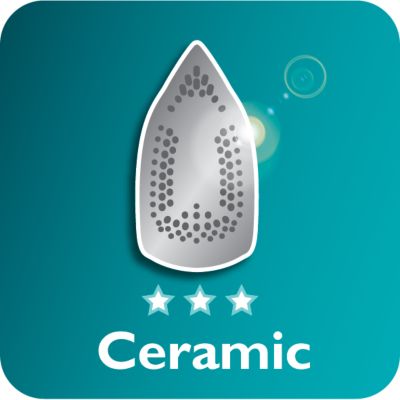 Base de cerâmica desliza melhor sobre os tecidos