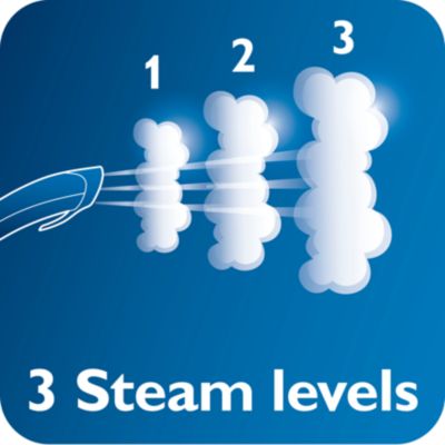 3 steam levels