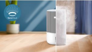 Hygienic humidification with NanoCloud technology