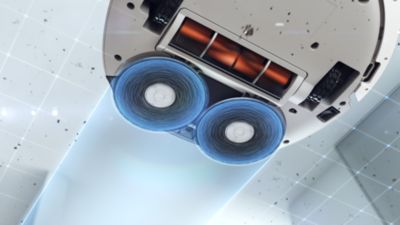 Bàn lau xoay kép tốc độ cao loại bỏ các vết bẩn cứng đầu