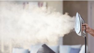 Kırışık giderme i&ccedil;in ultra g&uuml;&ccedil;l&uuml; buhar