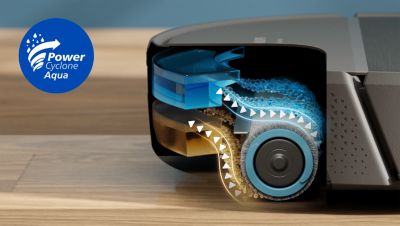 Pagerinkite grindų valymo rezultatus su „PowerCyclone Aqua“