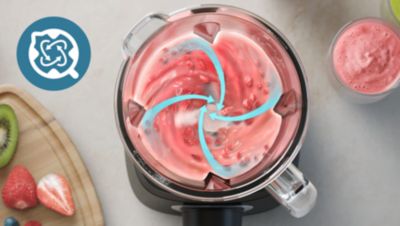 ProBlend Plus rievota stikla trauks nevainojamai cirkulācijai