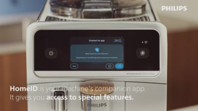How to connect Philips Café Aromis 8000 Espresso series