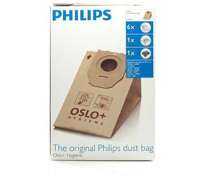 Der Original-Staubbeutel von Philips