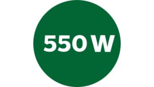 Strong 550 W motor