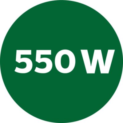 Potente motor de 550 W