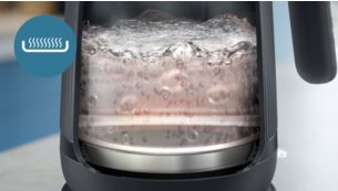 Snel koken en makkelijk schoonmaken dankzij plat verwarmingselement