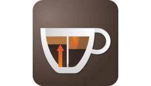 เพิ่มปริมาณชั้นครีมและตัวกาแฟ