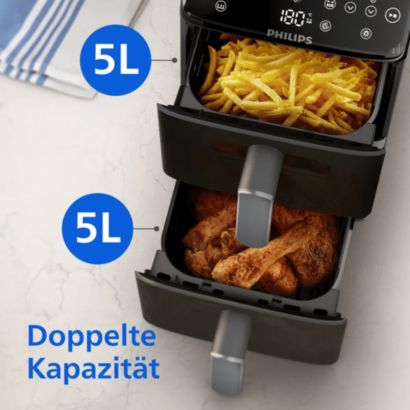 Doppelter Genuss, halber Platzbedarf