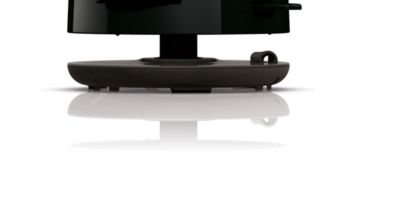 Base sin cable con giro de 360° para levantar y colocar fácilmente