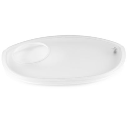 Covers the espresso machine bean hopper
