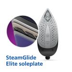 Fast ironing with automatic steam