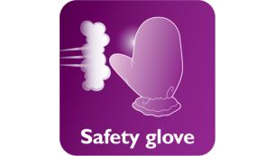 Glove for extra protection during steaming