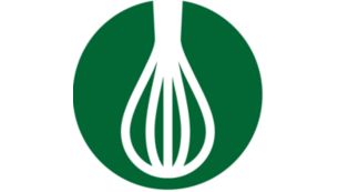 Konisch geformter Quirl f&uuml;r h&ouml;chste Lufteinf&uuml;hrung