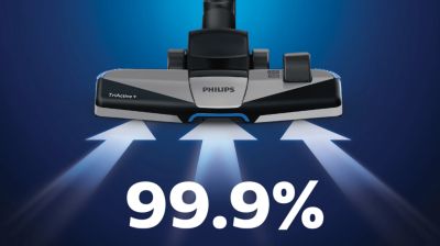 Üstün temizlik performansı için %99,9 toz toplama**