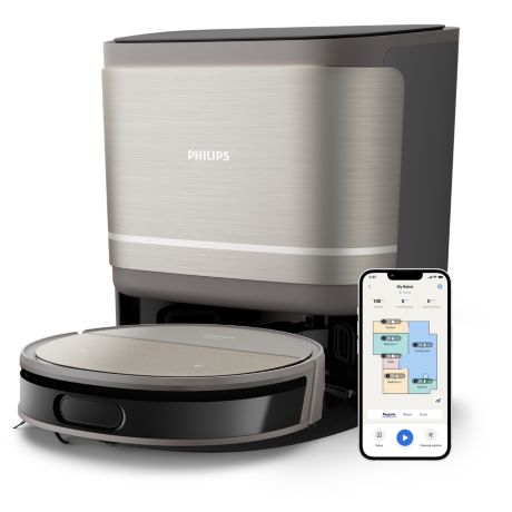 XU9100/10 Philips HomeRun serie 9000 Robot aspirador y friegasuelos