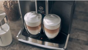 Bereite mit nur einem Tastendruck zwei Tassen deines Lieblingskaffees zu